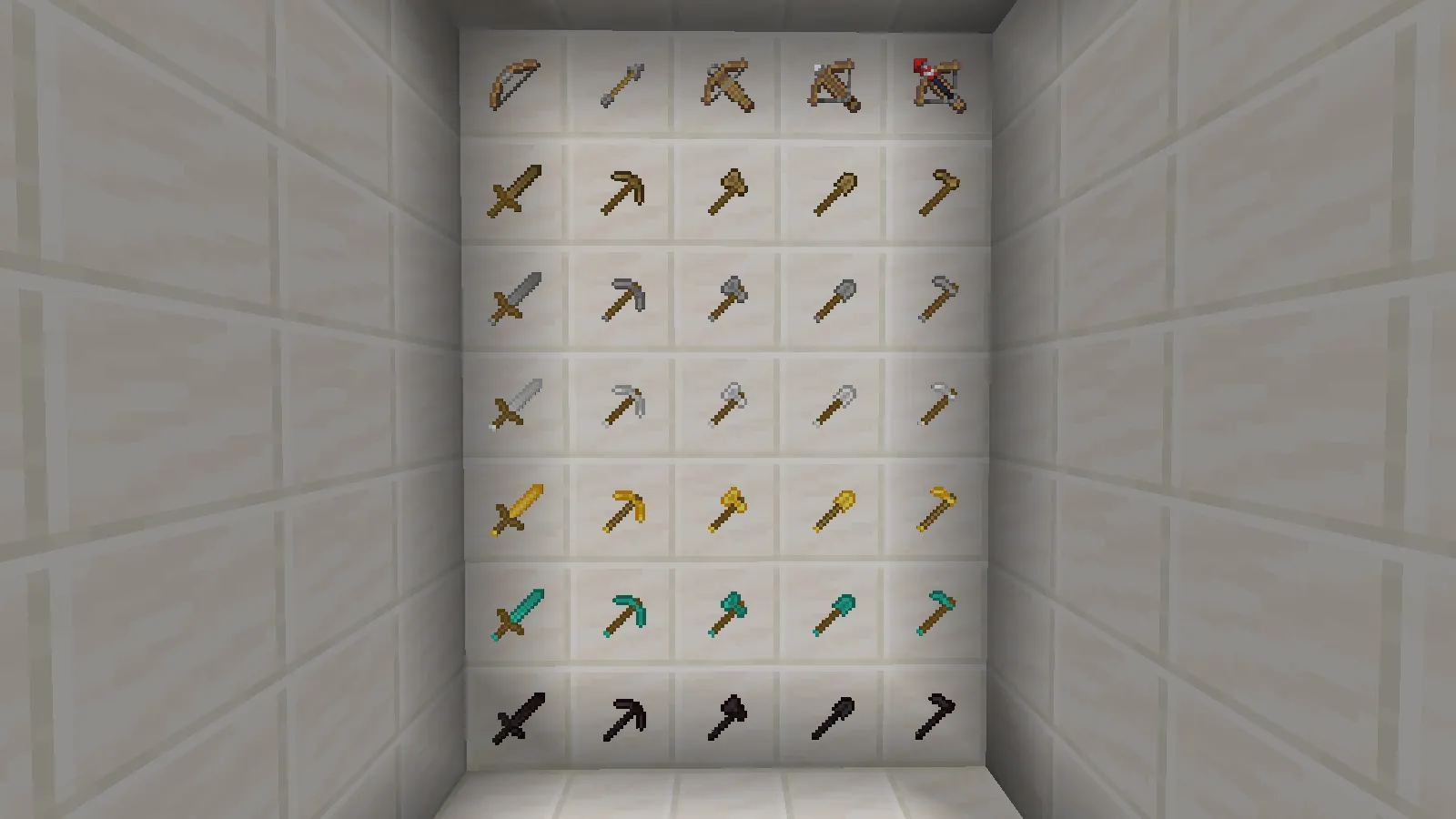 Tools and Armour+ — скриншот 2 (Текстуры, Minecraft)
