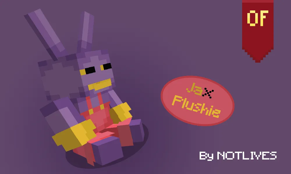 NOTLIVES's Jax Plushie — скриншот 3 (Текстуры, Minecraft)