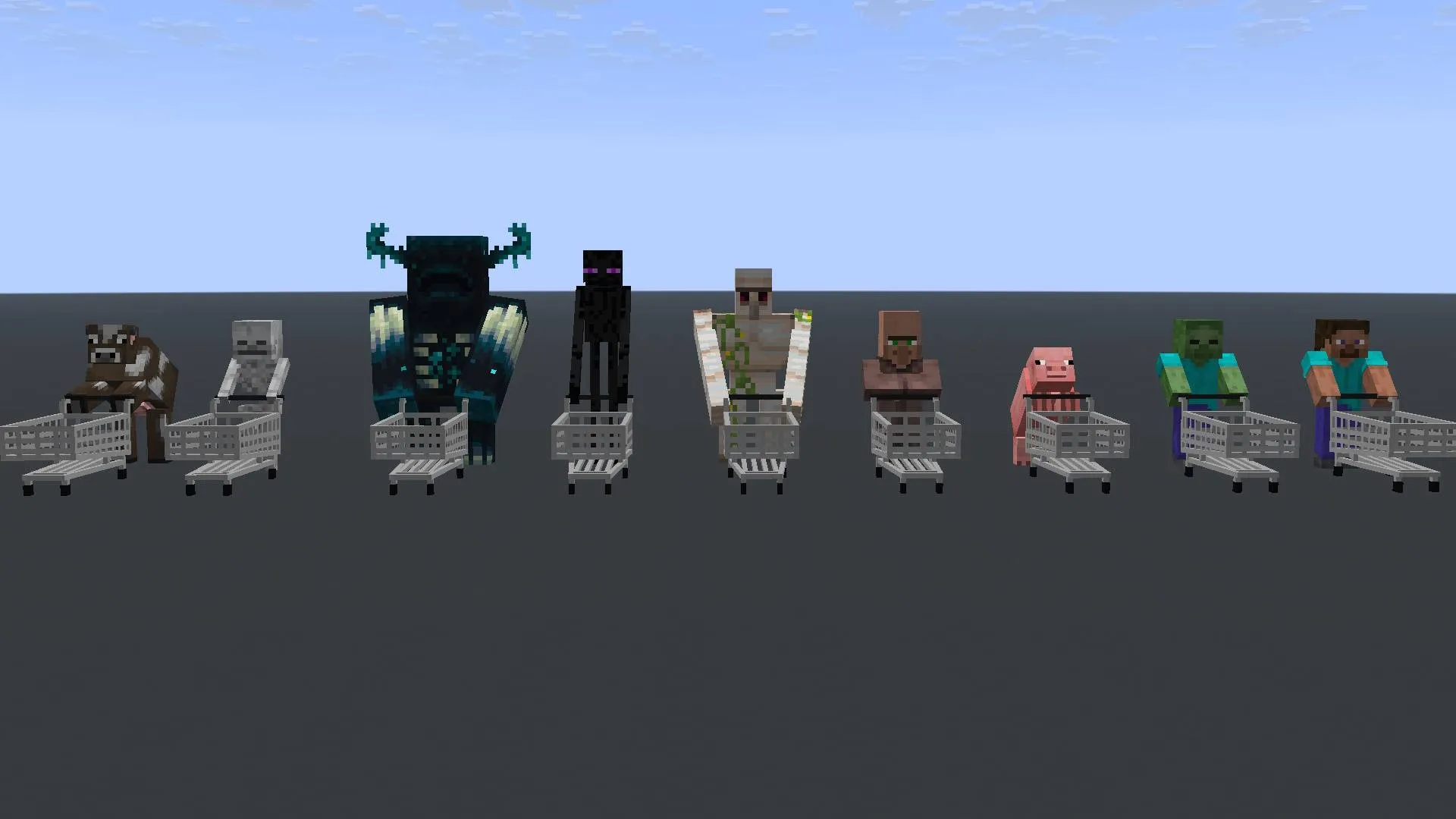 Shopping Cart Boats, Текстуры, Minecraft
