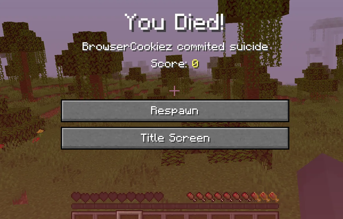 Suicide Keybind, Моды, Minecraft