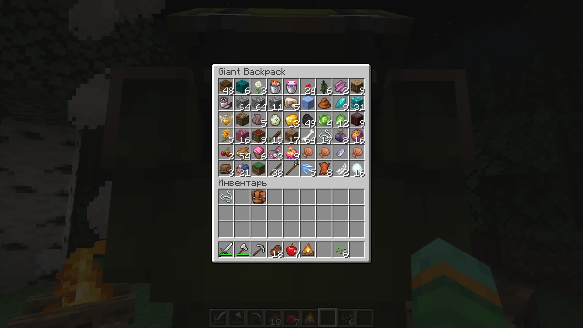 Overpacked, Моды, Minecraft