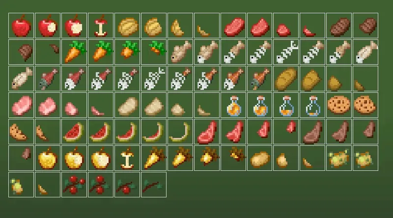 food in phases — скриншот 1 (Текстуры, Minecraft)
