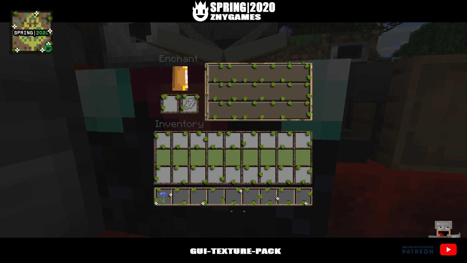 Spring|2020 🌻🌼🌷 - GUI-TEXTURE-PACK — скриншот 9 (Текстуры, Minecraft)
