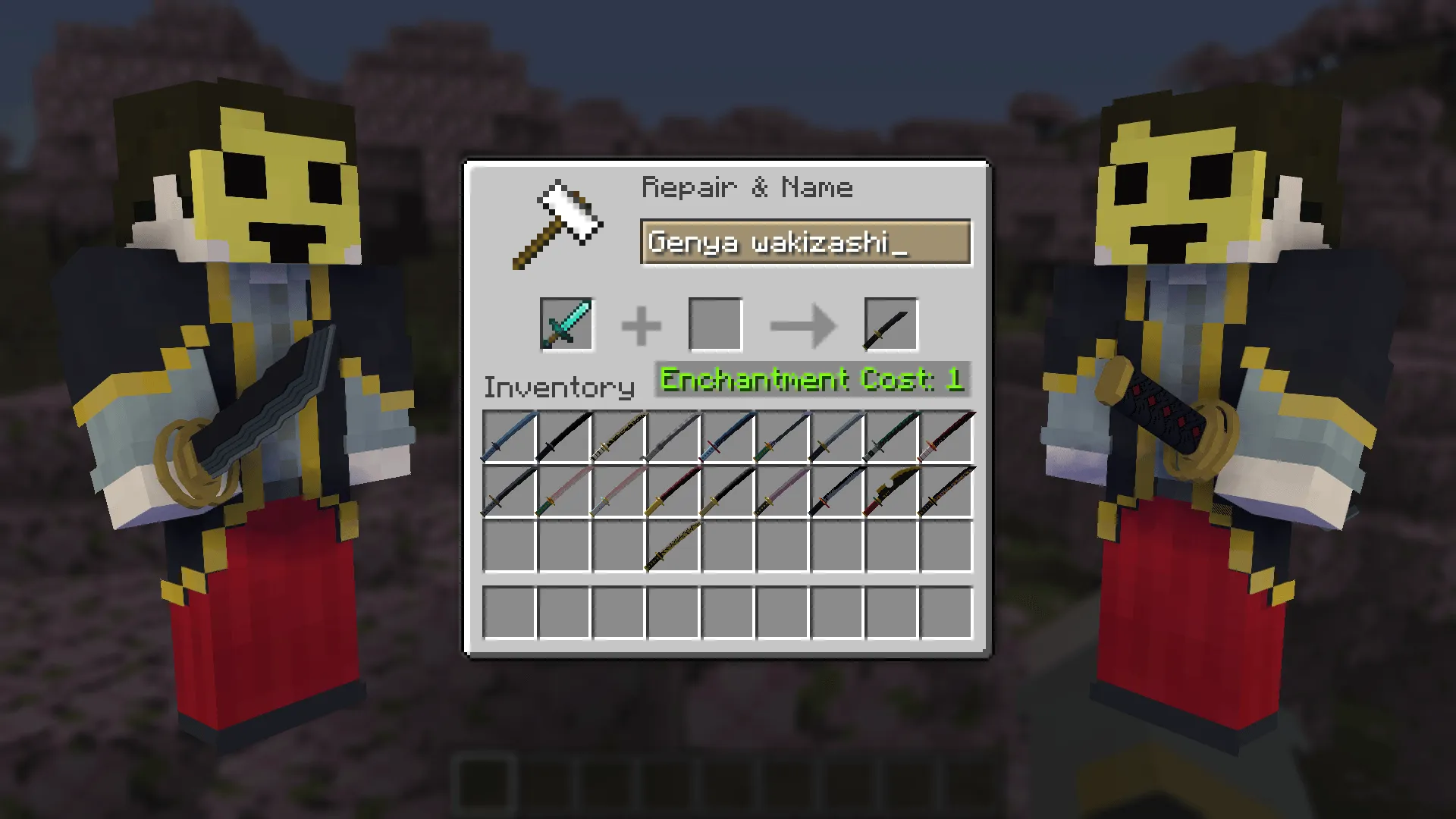 Demon slayer full pack — скриншот 21 (Текстуры, Minecraft)
