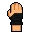 Cursor Black mittens, Текстуры, Minecraft