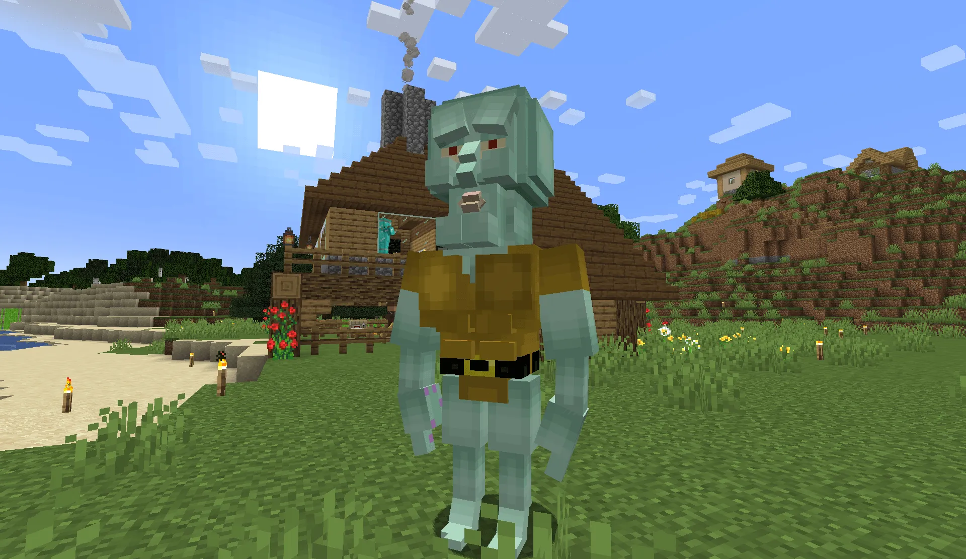 Handsome Squidward — скриншот 5 (Текстуры, Minecraft)