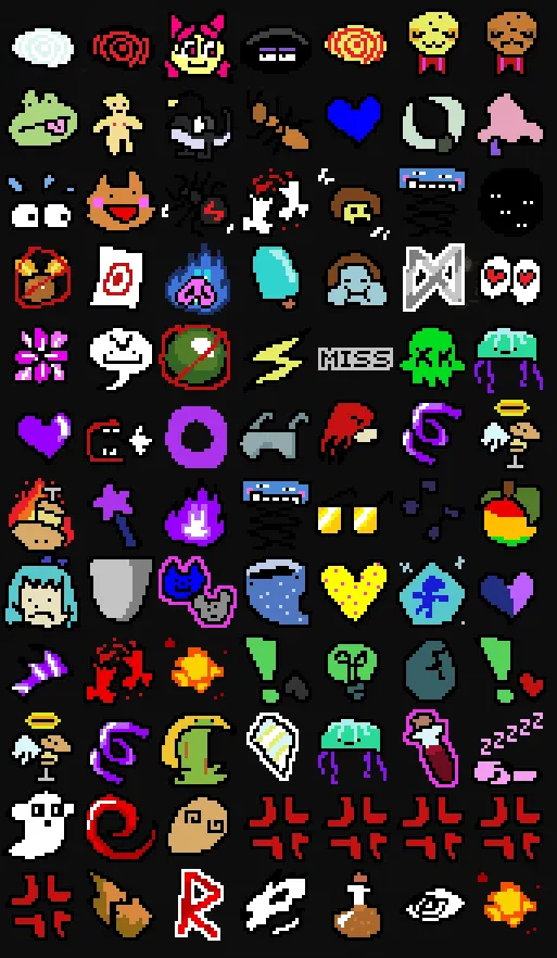 Undertale 2 Effect Sprites, Текстуры, Minecraft