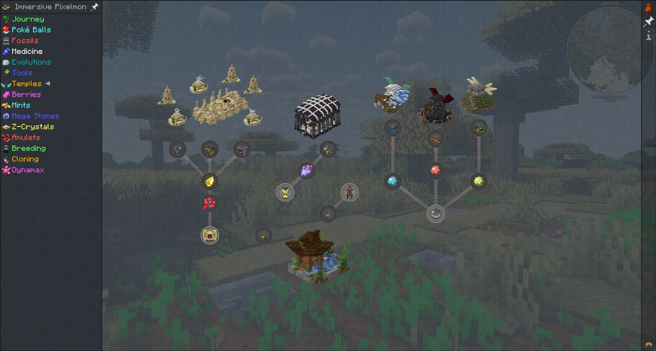 Immersive Pixelmon - A New Pokemon Era (with Distant Horizons, Pixelmon & Quests), Модпаки, Minecraft
