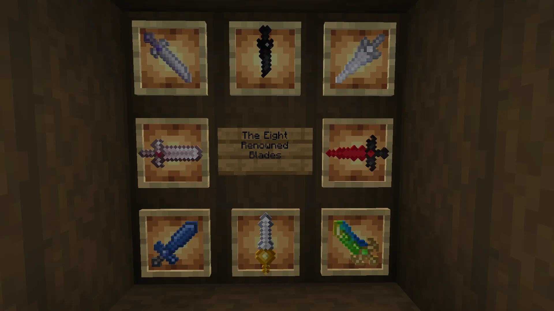 The Eight Renowned Blades, Моды, Minecraft