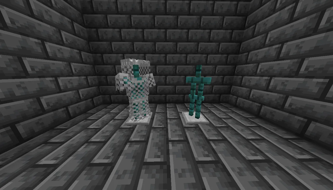 Warped Armor Stand — скриншот 1 (Текстуры, Minecraft)