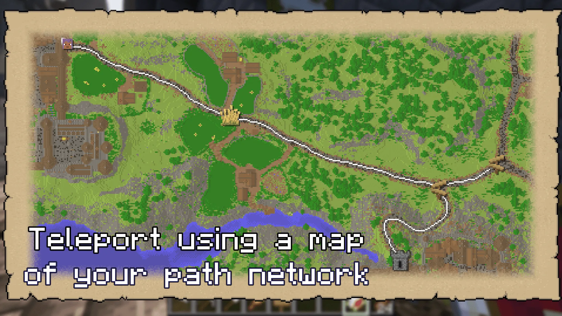 Via Romana: Infrastructure-Driven Fast Travel, Моды, Minecraft