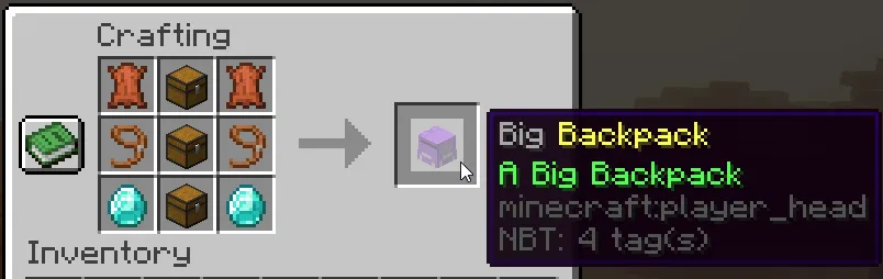 Zero Inventory Problems - ZIP Backpacks — скриншот 3 (Плагины, Minecraft)