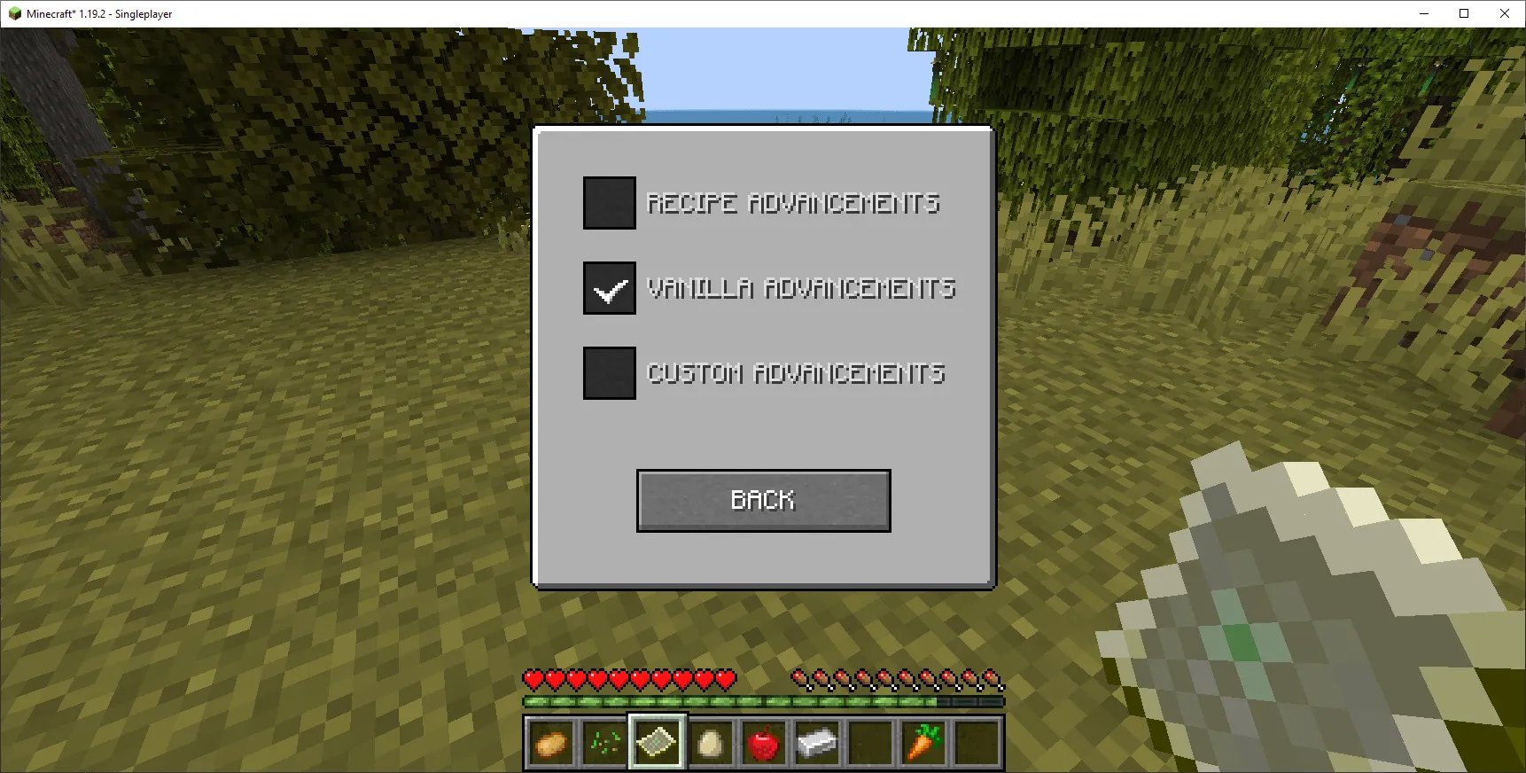 Advancement Bingo Game — скриншот 3 (Моды, Minecraft)
