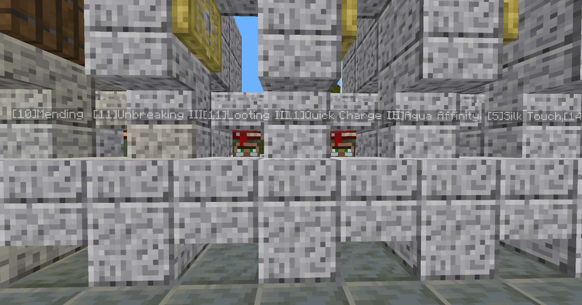 Who has Mending? — скриншот 1 (Моды, Minecraft)