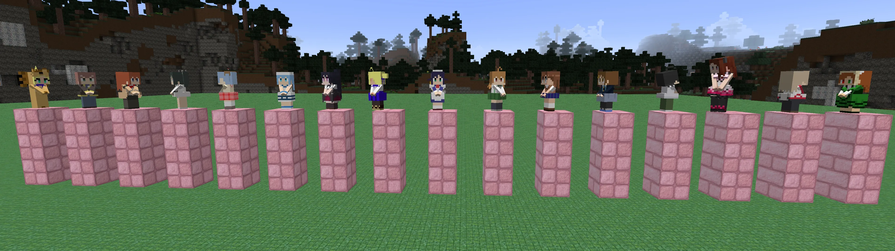 Little Maid Mob Ultimate Pack (All JP Forum Skins and Models!), Моды, Minecraft