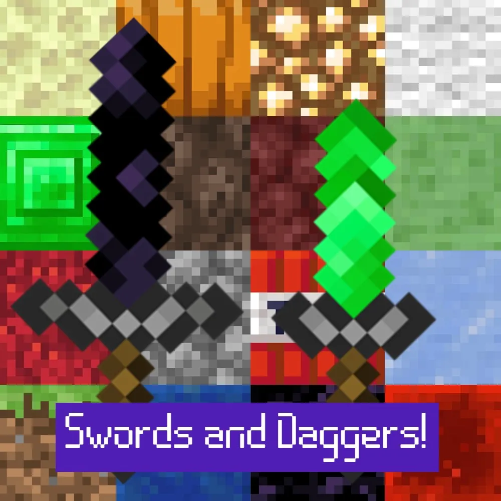 P.I.K. Block Swords, Моды, Minecraft