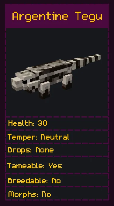 Alex's Herps, Моды, Minecraft