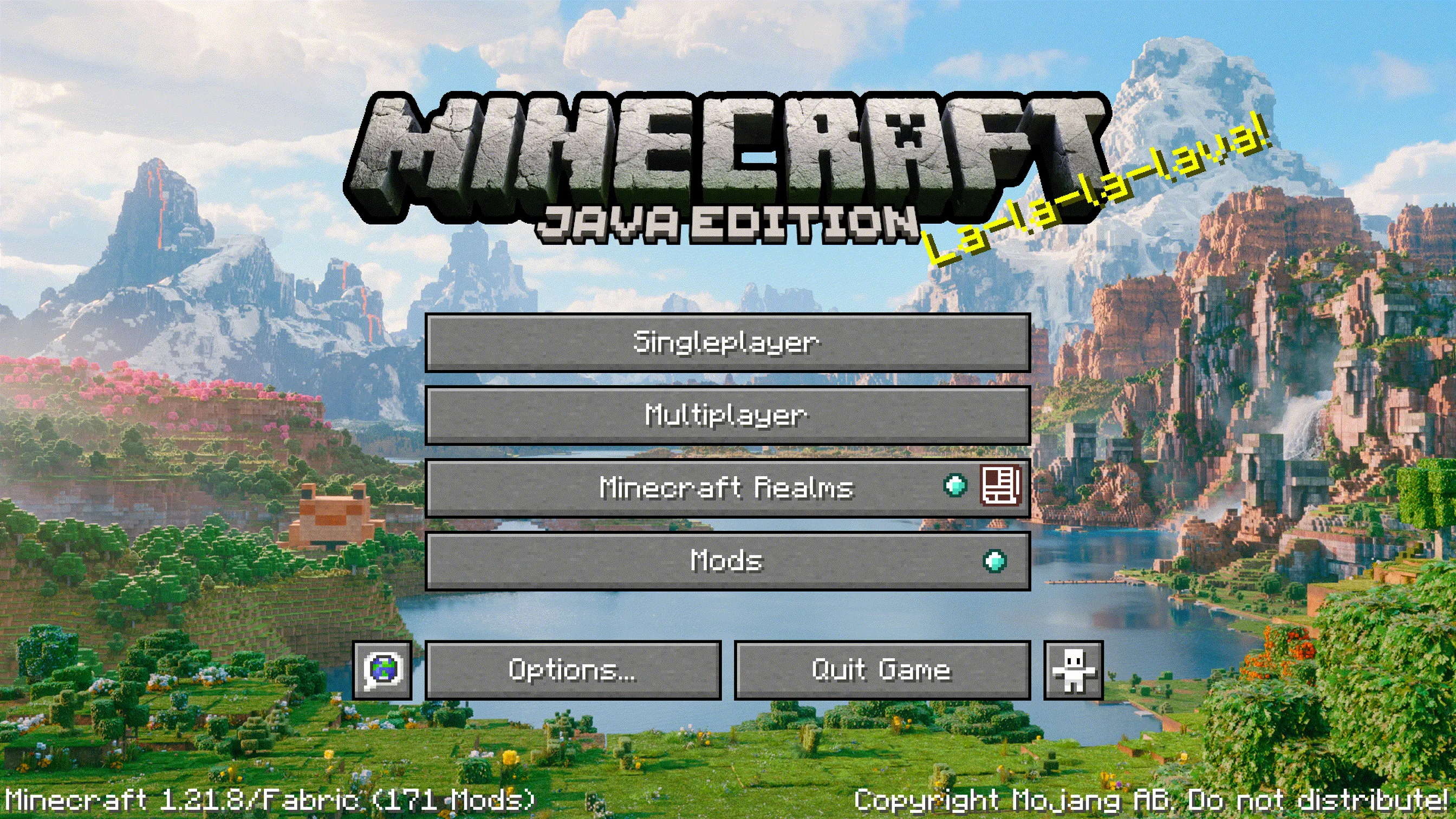 Movie Menu, Текстуры, Minecraft