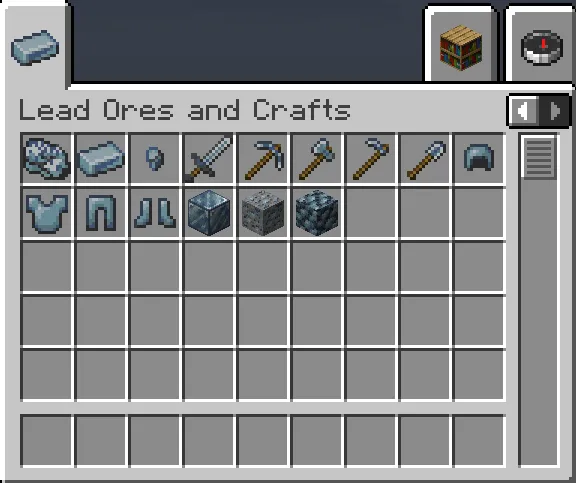 Lead Ore and Crafts — скриншот 1 (Моды, Minecraft)