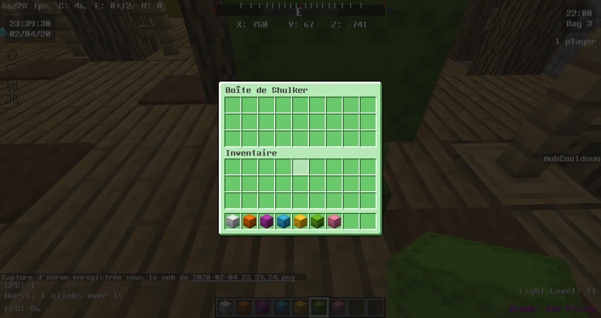 Colored Shulker GUI, Текстуры, Minecraft