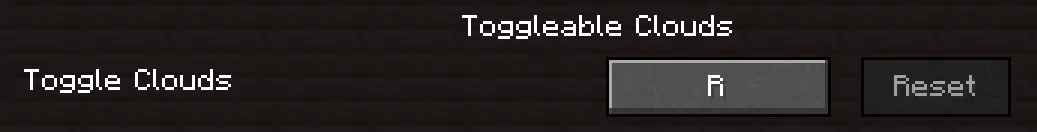 Toggleable Clouds — скриншот 1 (Моды, Minecraft)