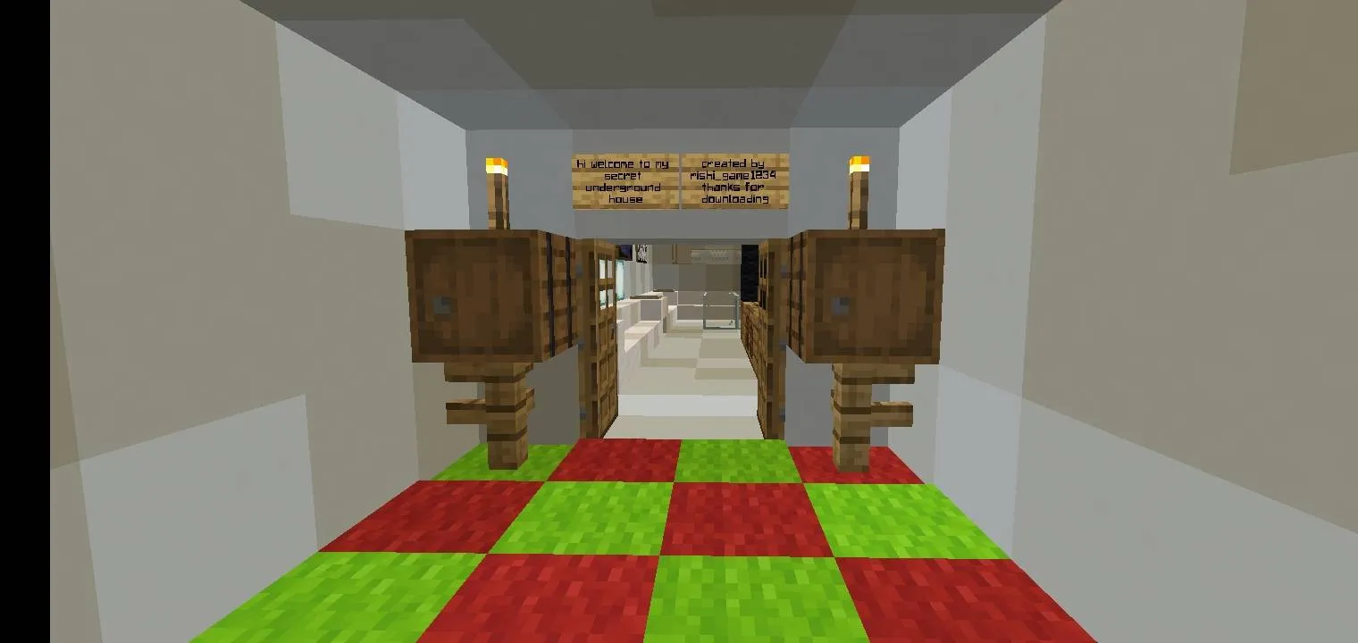 underground  house — скриншот 1 (Карты, Minecraft)