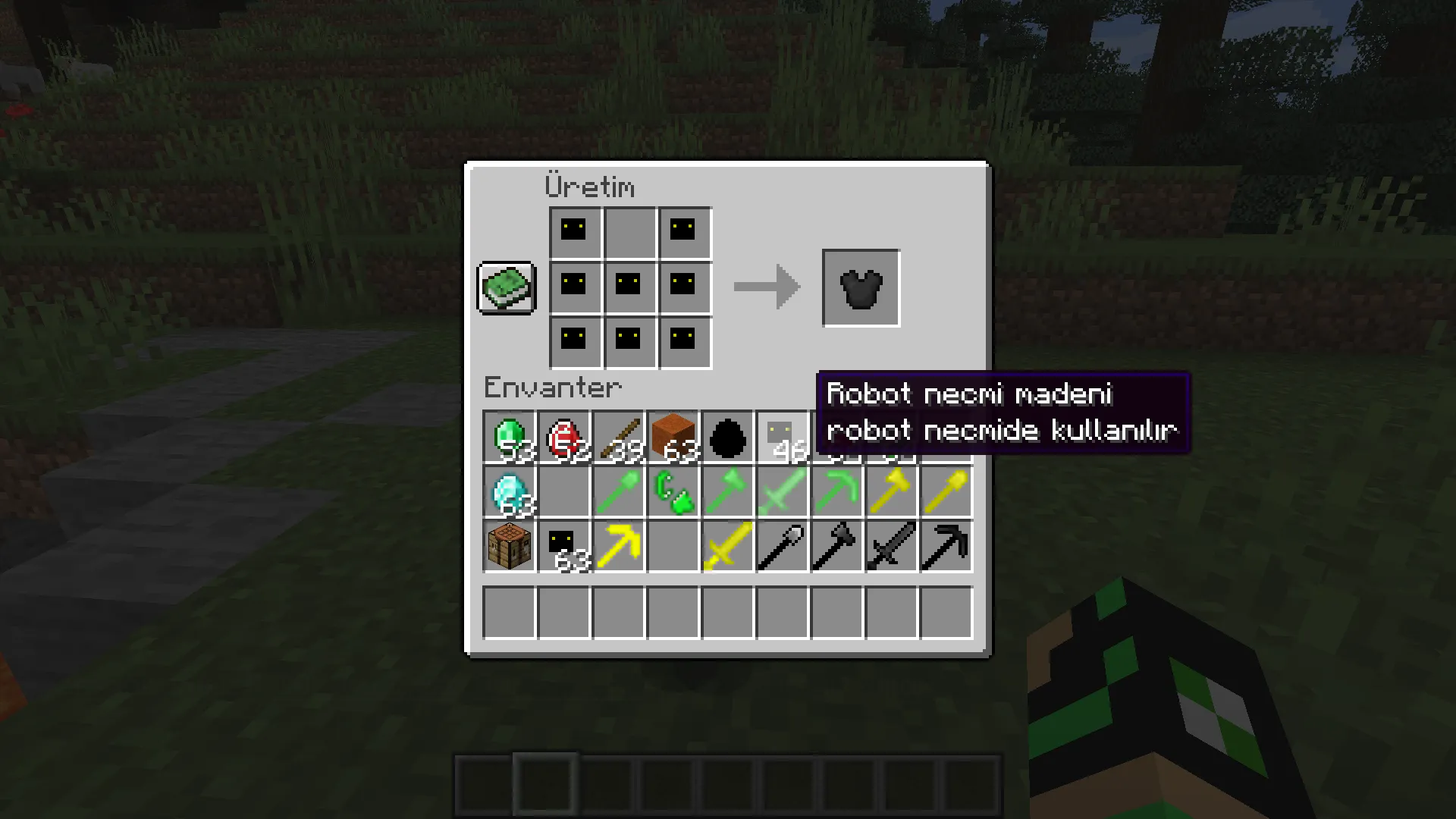 Robot Necmi, Моды, Minecraft