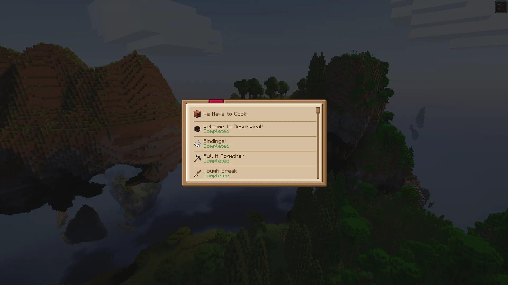 Questlog, Моды, Minecraft