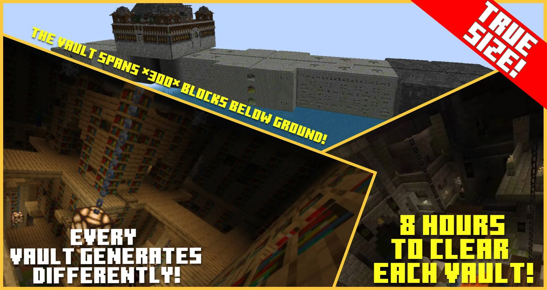 Vaults of Abandon - [Dungeon Datapack] , Аддоны, Minecraft