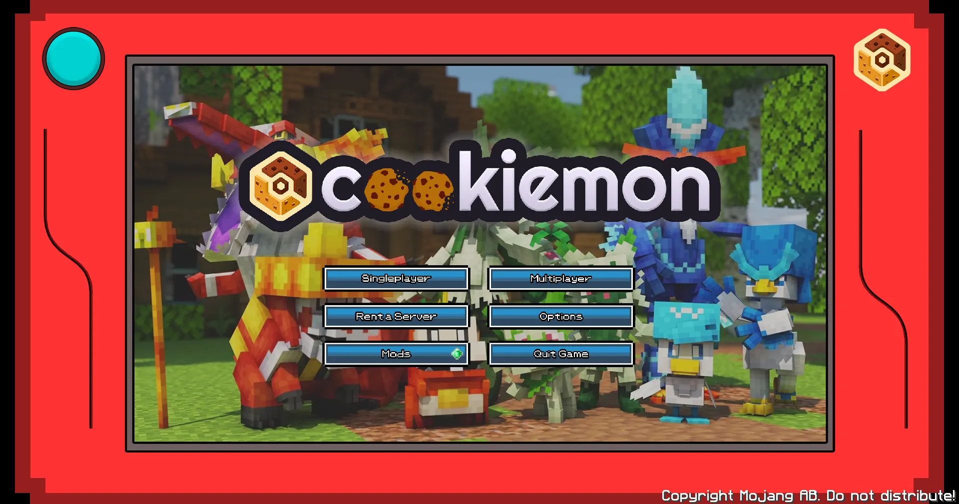 Cookiemon - Pokemon Cobblemon RPG & Cookies — скриншот 1 (Модпаки, Minecraft)