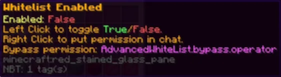 AdvancedWhiteList from Shadorunce — скриншот 6 (Плагины, Minecraft)