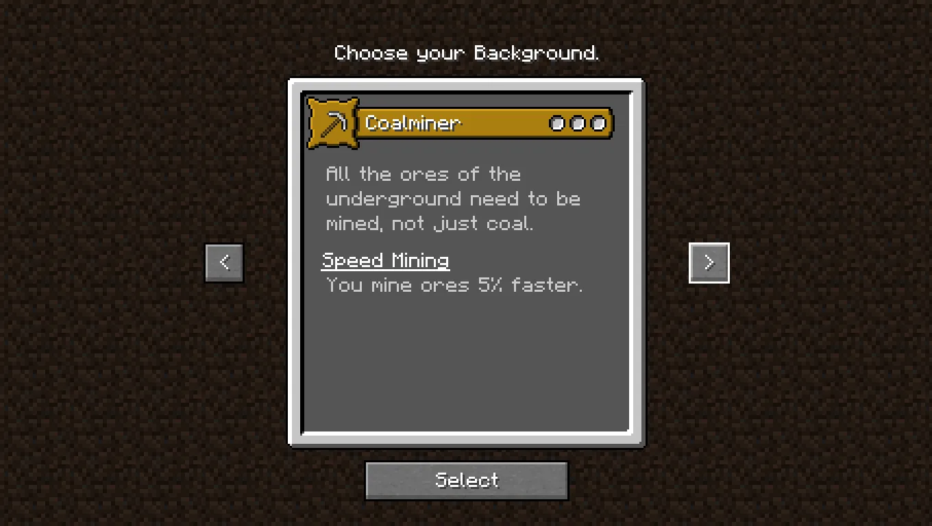 Origins: Backgrounds, Моды, Minecraft