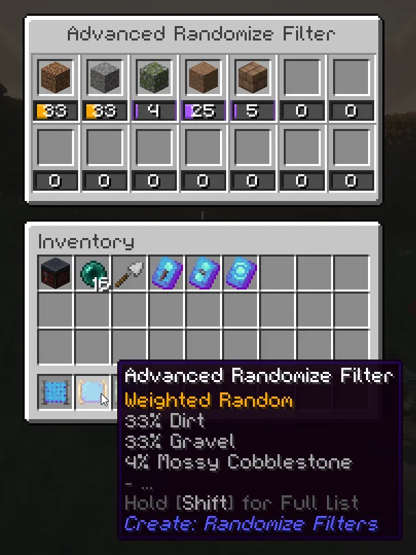 Create: Randomize Filters, Моды, Minecraft