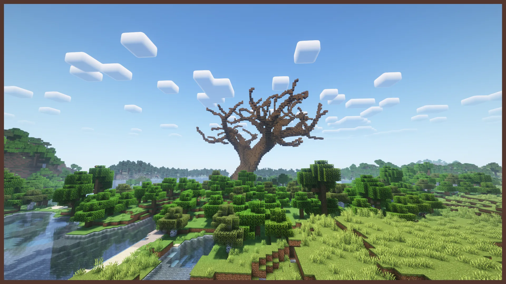 Giant Dead Oak Tree — скриншот 2 (Моды, Minecraft)