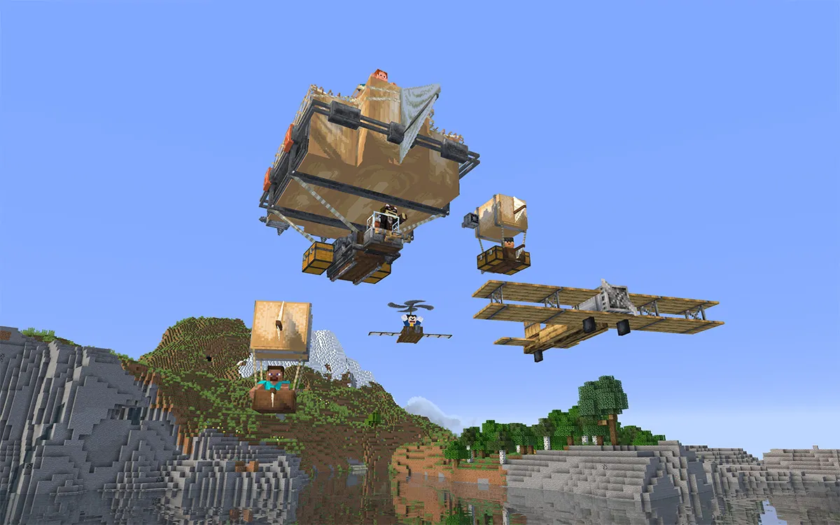 More Immersive Aircraft — скриншот 6 (Текстуры, Minecraft)