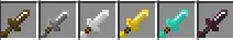Short Swords recolored, Текстуры, Minecraft
