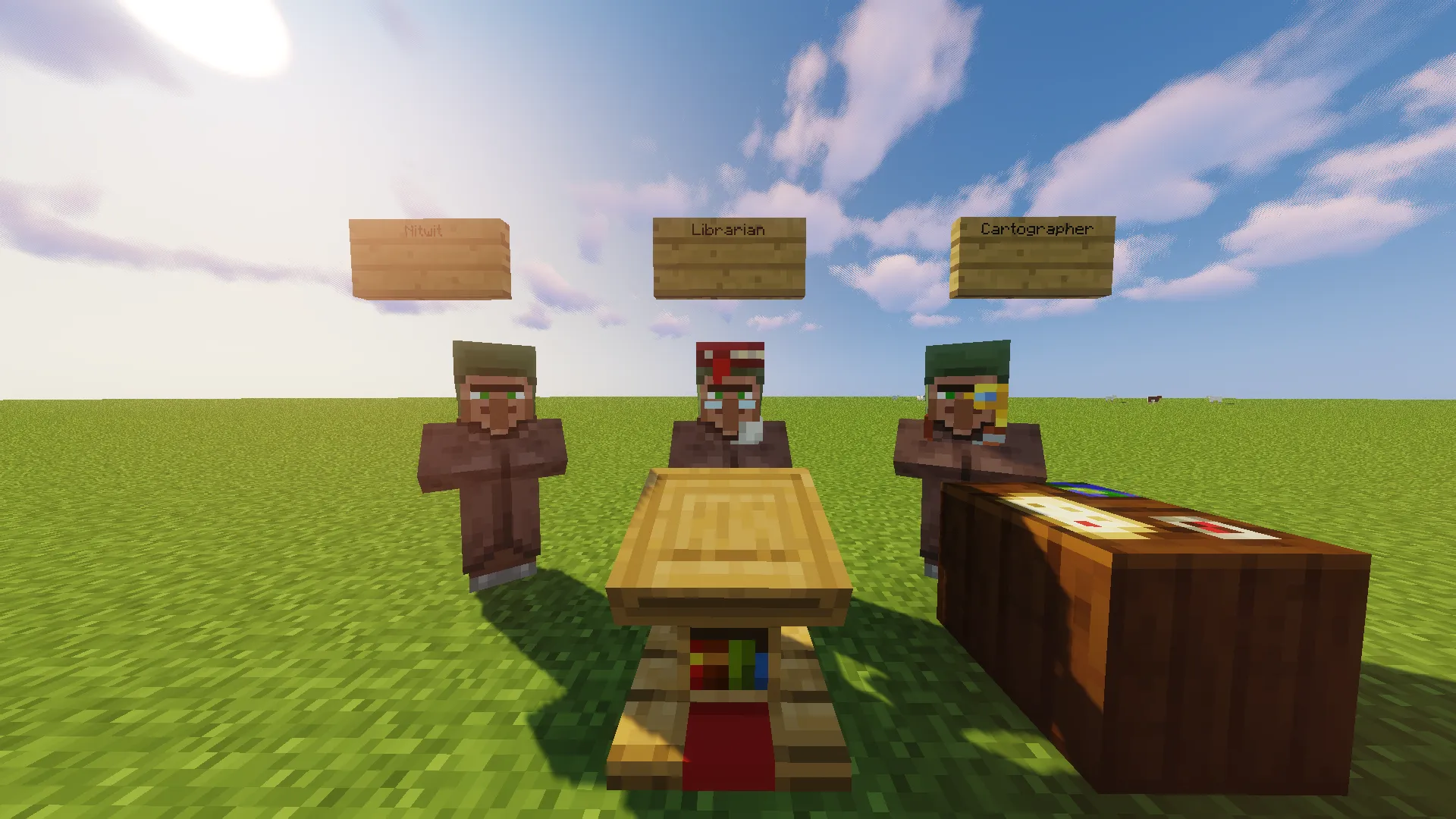 Villager fix (no green hats) — скриншот 3 (Текстуры, Minecraft)
