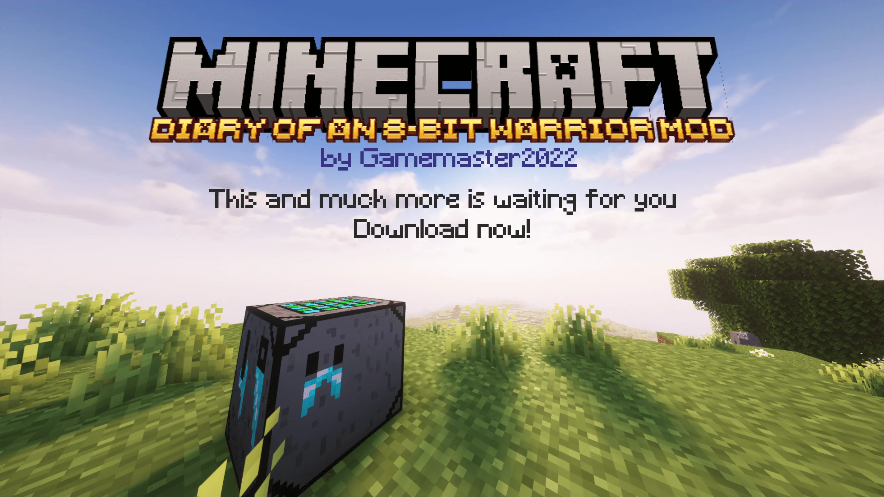 Diary of an Eight bit Warrior — скриншот 22 (Моды, Minecraft)