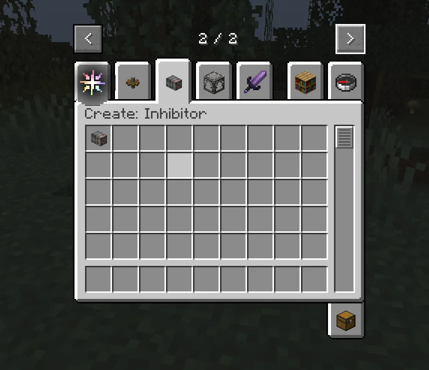 Create: Inhibitor, Моды, Minecraft
