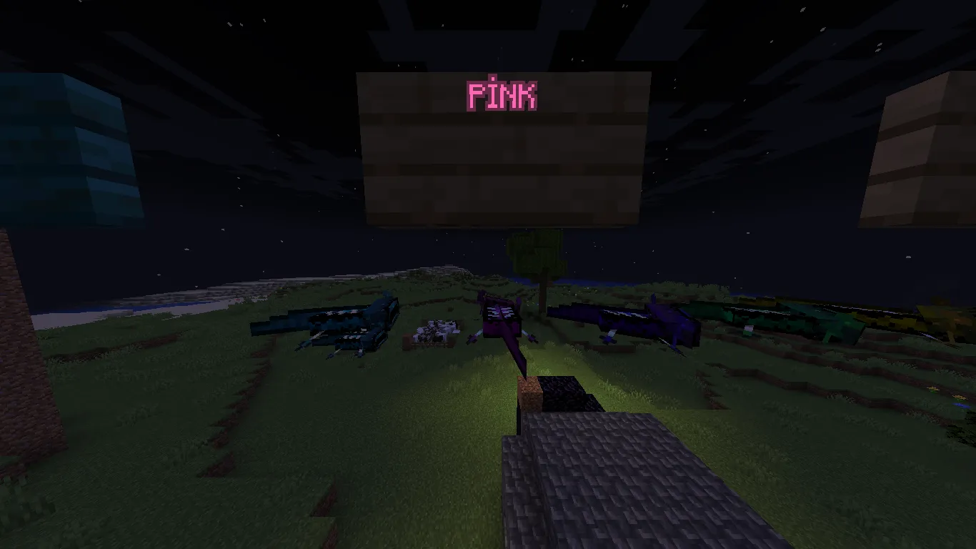 Warden Axolotl, Текстуры, Minecraft