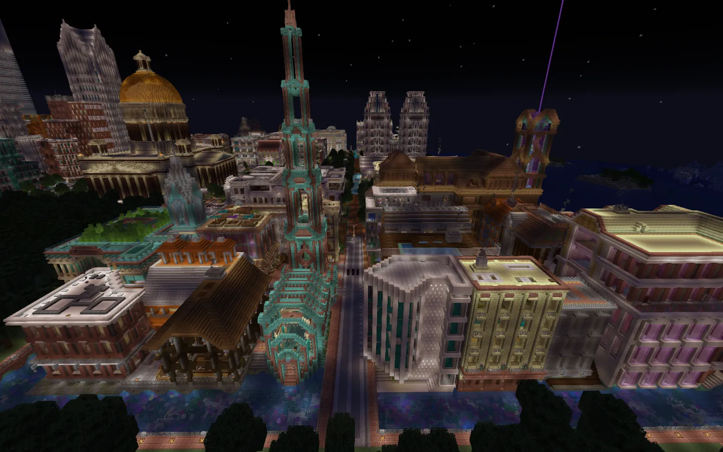Radiant City Official, Карты, Minecraft