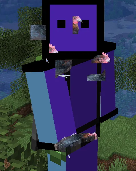 chicken bread, Текстуры, Minecraft