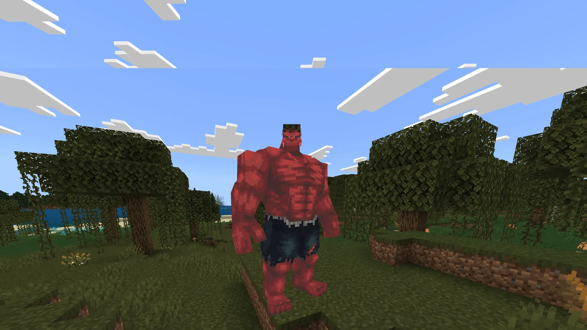 Hulk Smash Addon, Аддоны, Minecraft