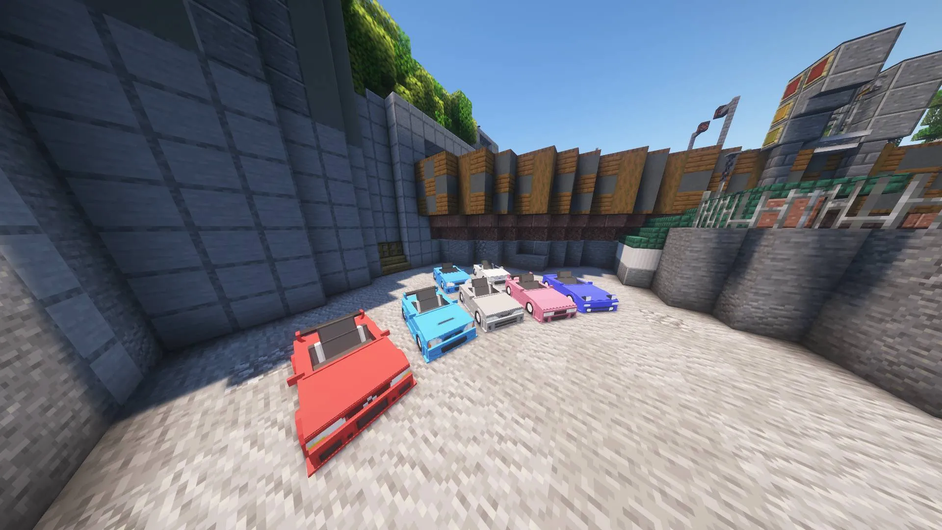 Boat cars, Текстуры, Minecraft