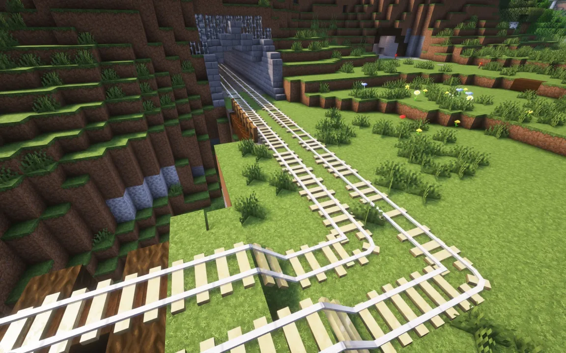Rickety Stripped Birch Log Rail (3d models), Текстуры, Minecraft
