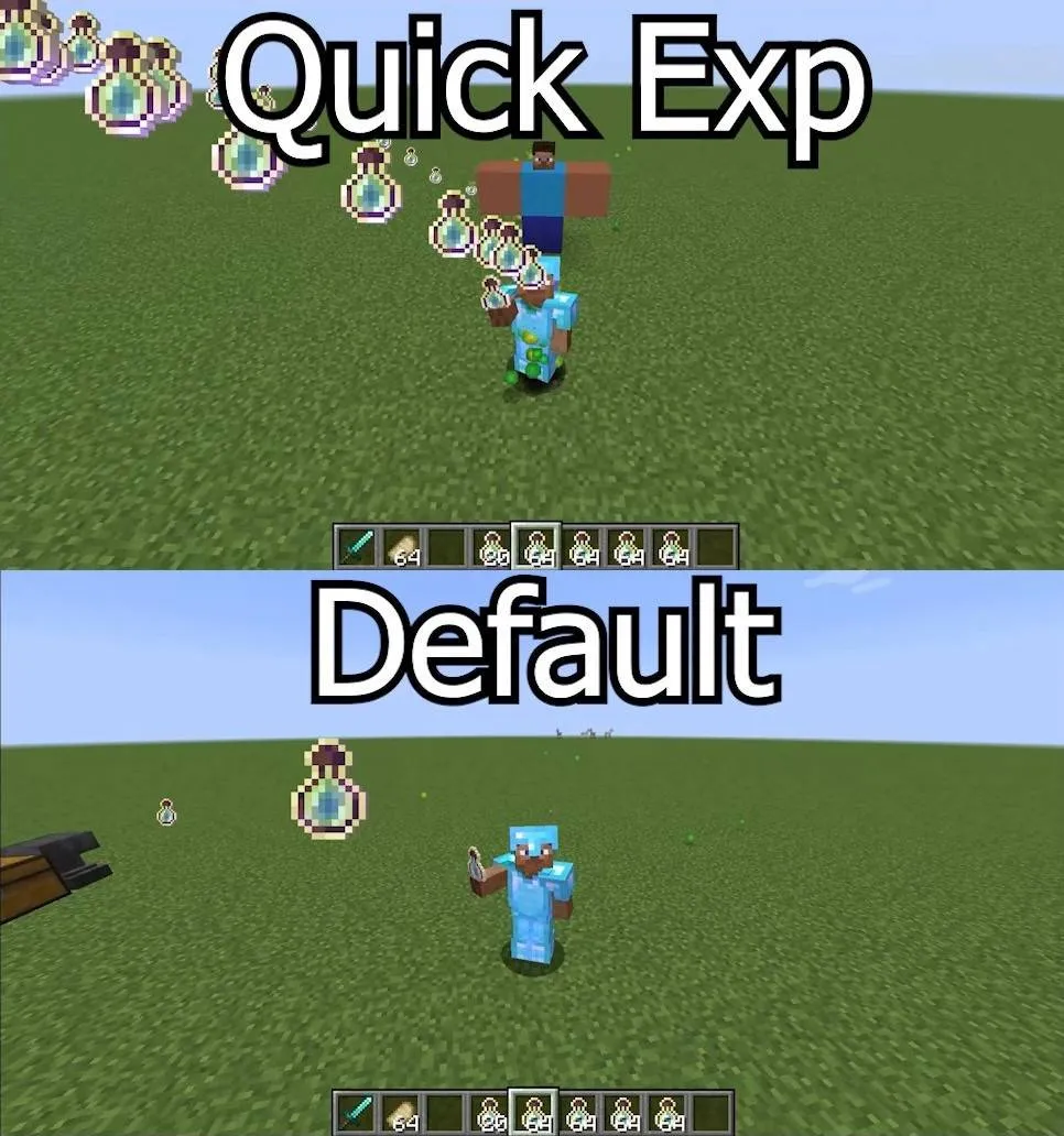 Quick Exp, Моды, Minecraft