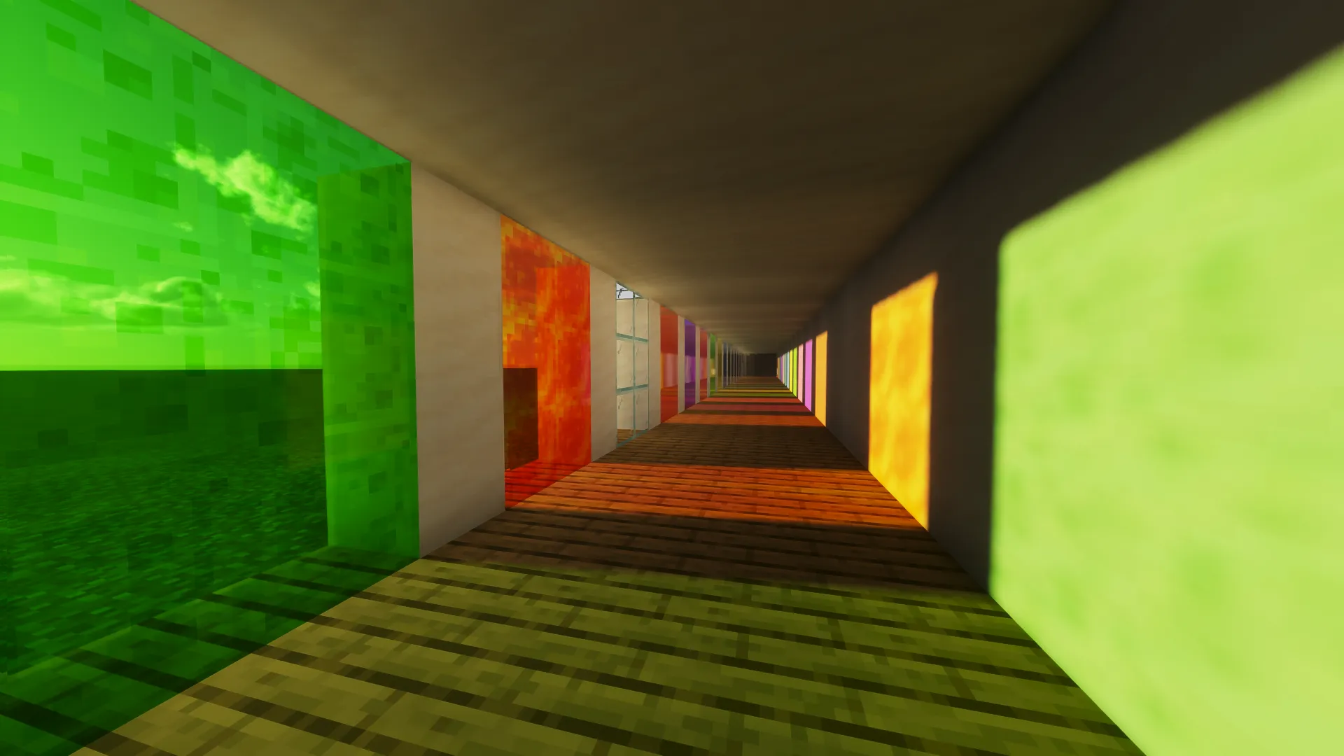 Pyvtron VX, Шейдеры, Minecraft