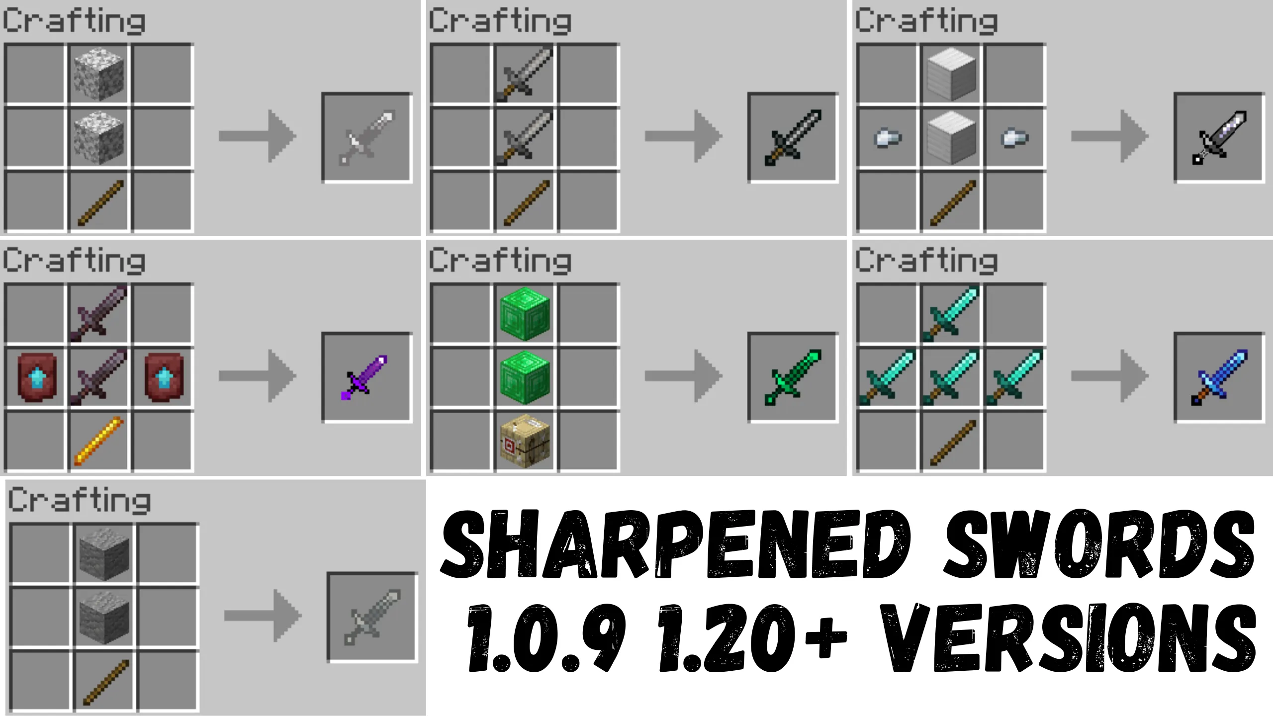 Sharpened Swords — скриншот 1 (Моды, Minecraft)