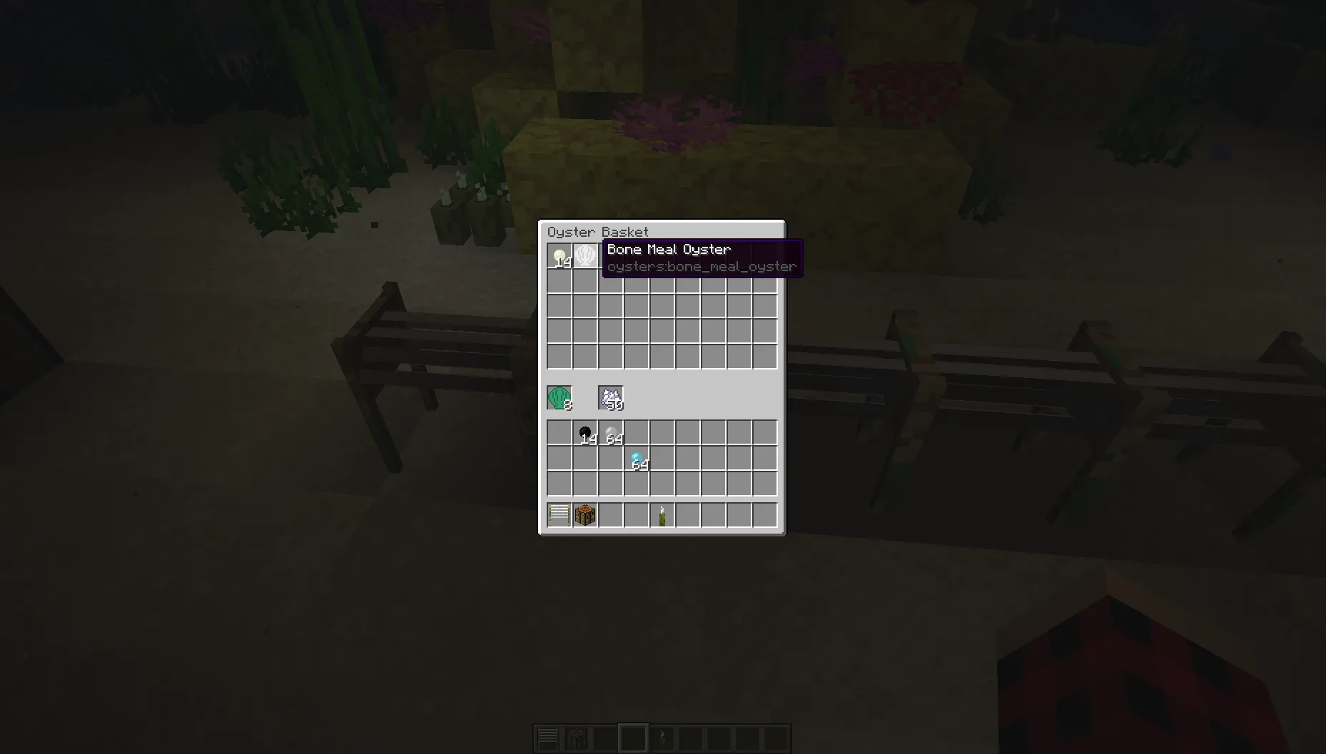 Oysters, Моды, Minecraft