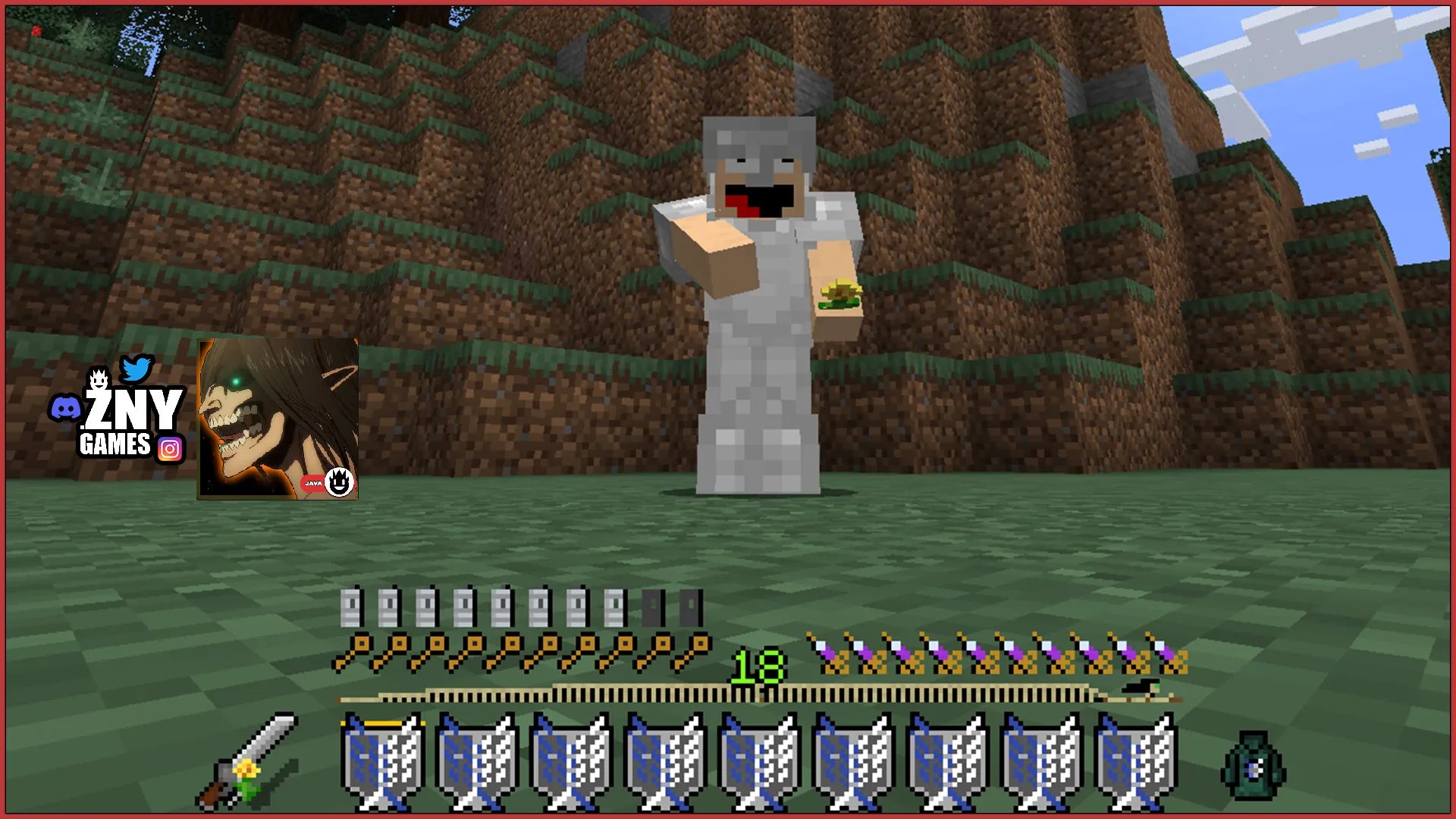 ATTACK ON TITAN UI — скриншот 6 (Текстуры, Minecraft)